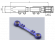 Штанга регулируемая (подшипник шарнирный)L=355 п/прицеп МАЗ 